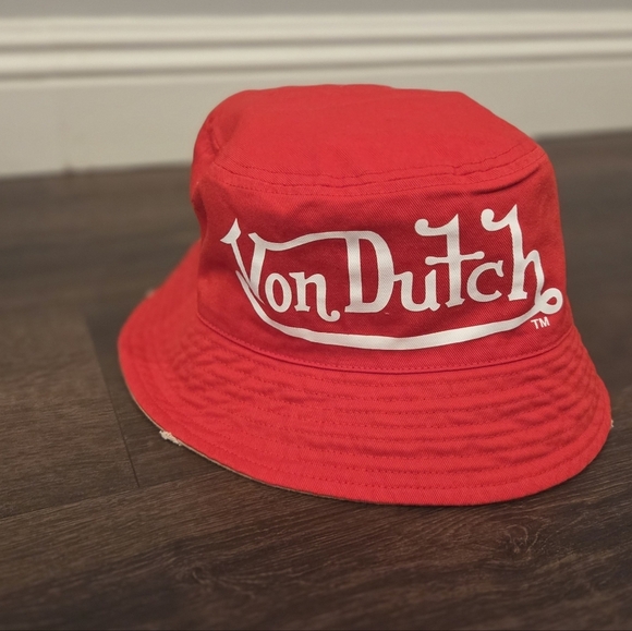 NWT Von Dutch Original Cotton Reversible Bucket Hat Sz. OSFM - Picture 3 of 8